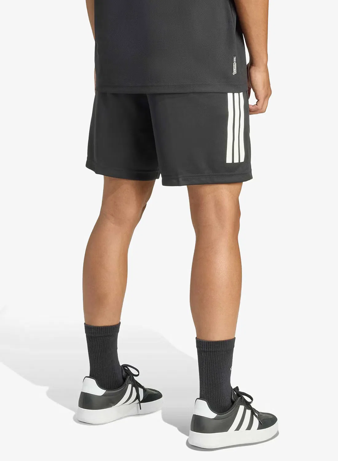 Шорты с технологией Climacool Sereno Cut 3-Stripes Adidas, черный — фото 2