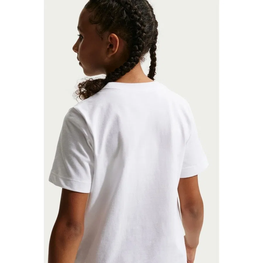 Футболка с графическим принтом Nike Sportswear Kids Tee Box Hoops Kids Tee, Белый — фото 3