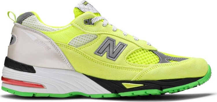 

Кроссовки New Balance Aries x 991 Made in England 'Neon Yellow', желтый