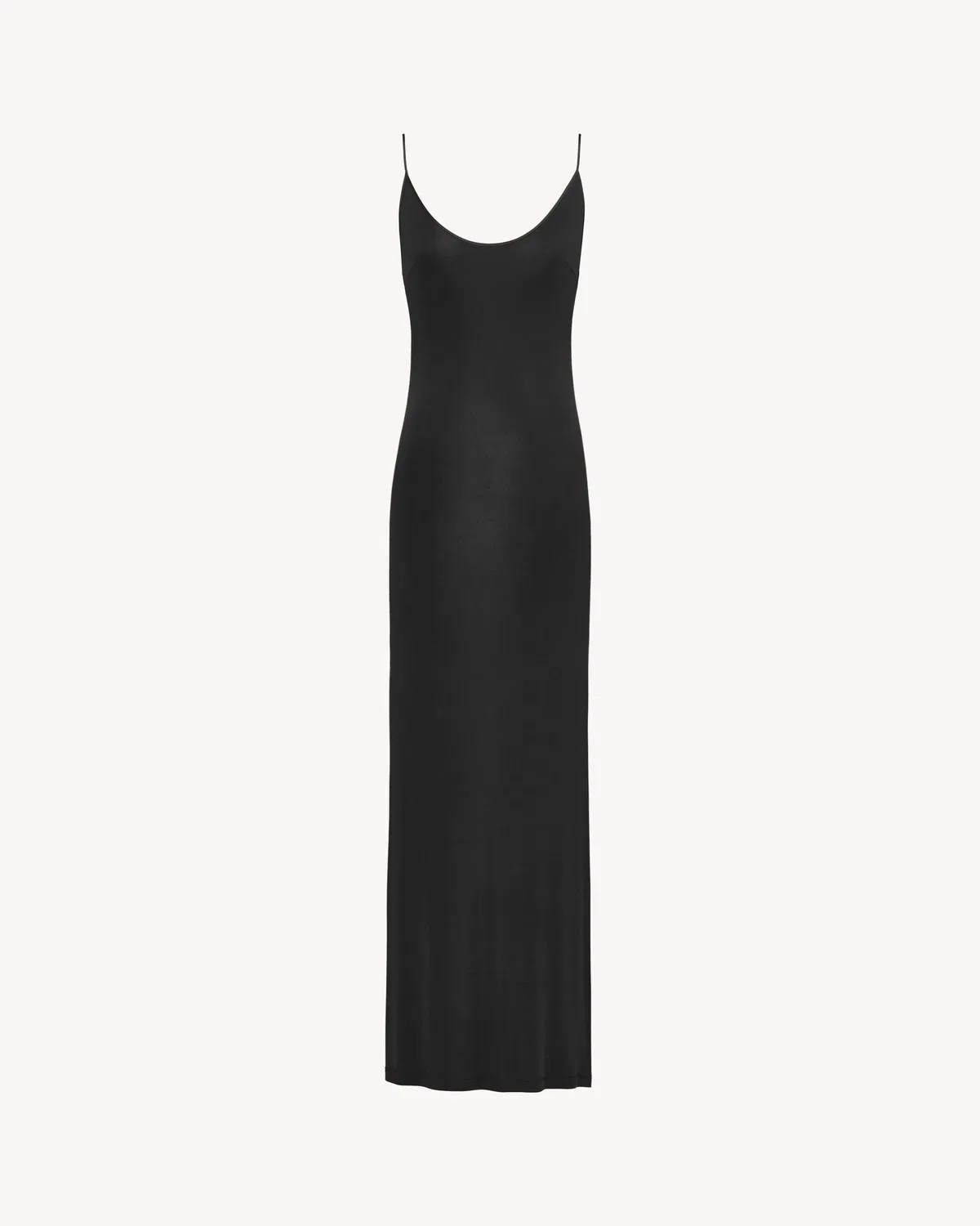 SAINT LAURENT Вязаное платье без спинки с цепочкой CASSANDRE