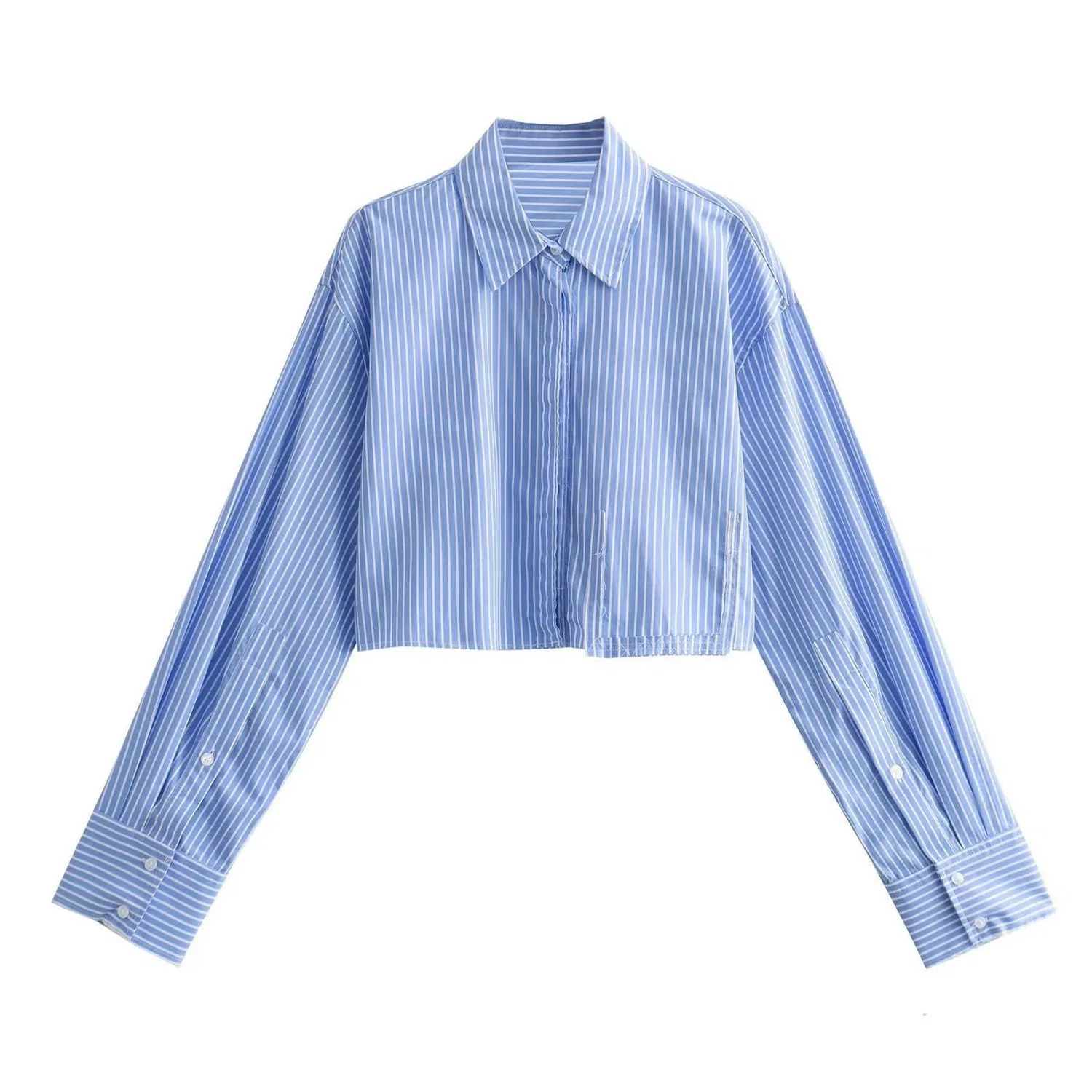 Женская куртка из плащевки с длинным рукавом, Blu Reale