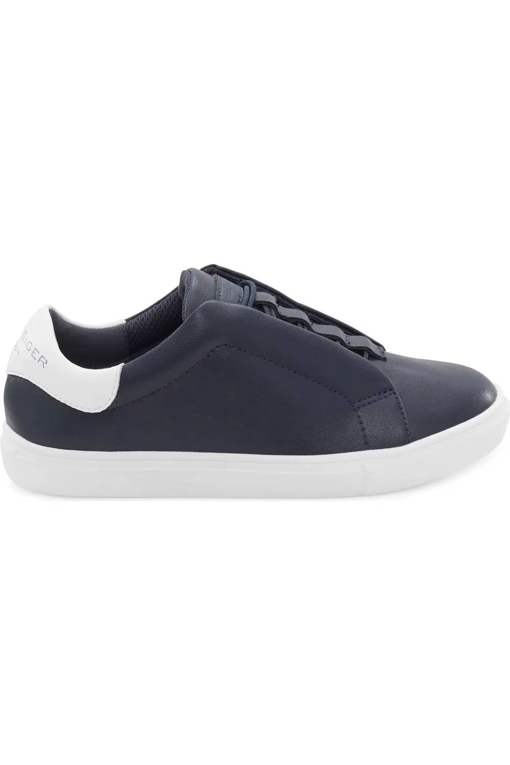 Детские кеды slip-on на эластичных шнурках Mini Laney Kurt Geiger London, темно синий — фото 2
