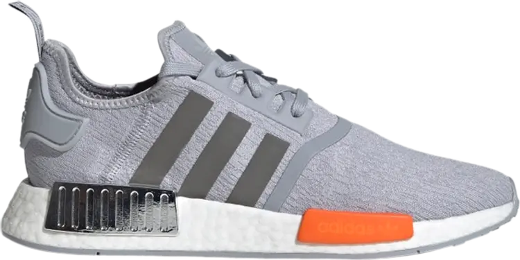 

Кроссовки Adidas NMD_R1 'Grey Silver Metallic', серый