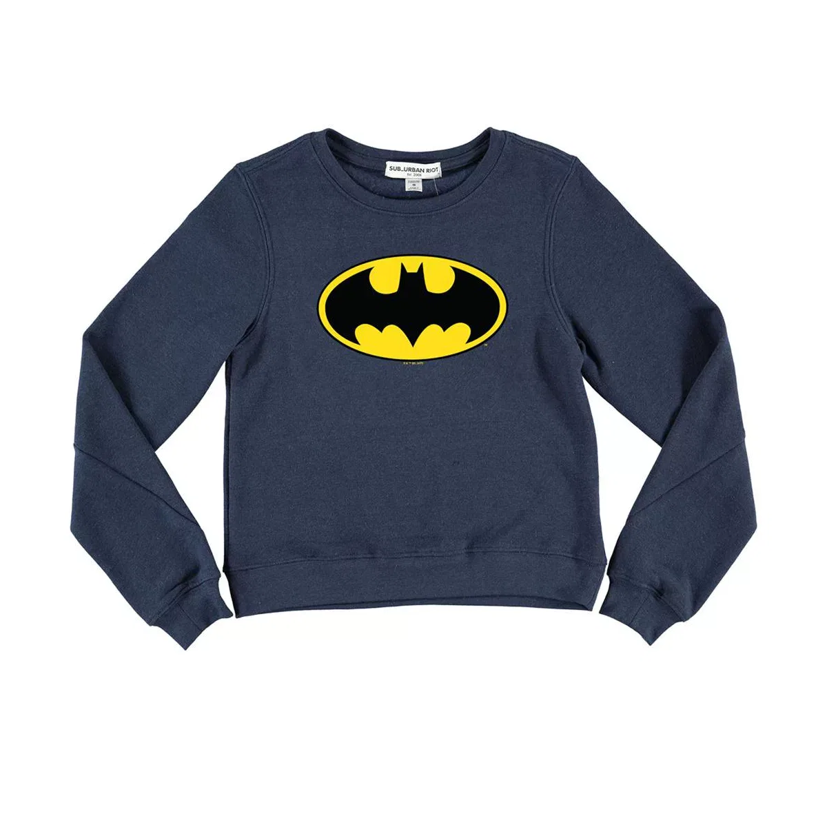 Детский свитшот для девочек с принтом Batman Classic Logo Batman, Navy