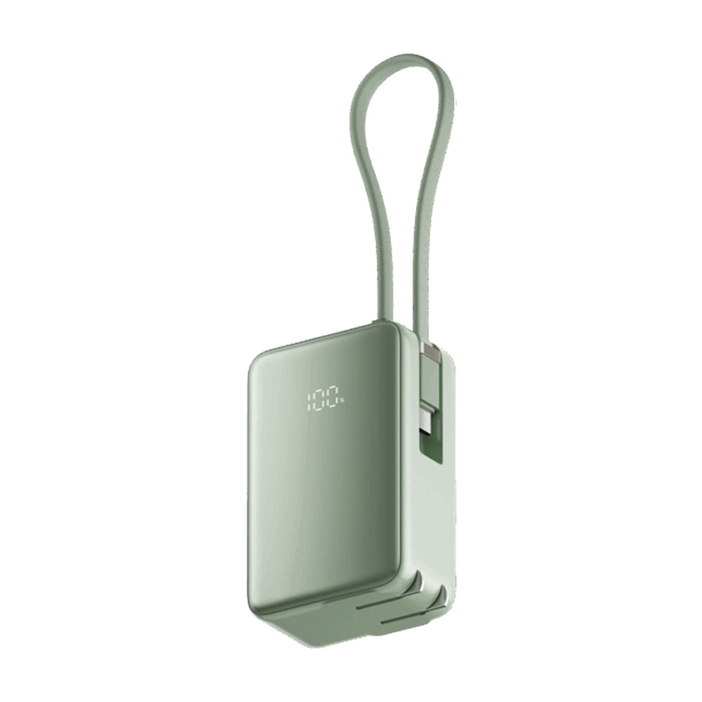 

Портативный аккумулятор внешний Xiaomi Power Bank 5000 33W, зеленый