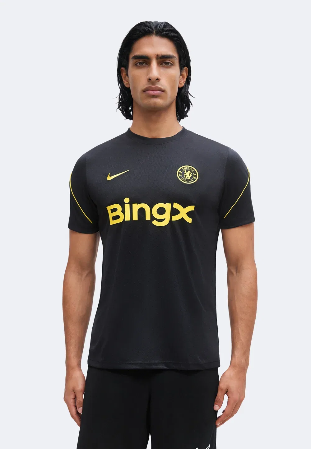 Cfc - спортивная футболка Nike Performance, Pitch Blue/Midwest Gold-Coloured/White
