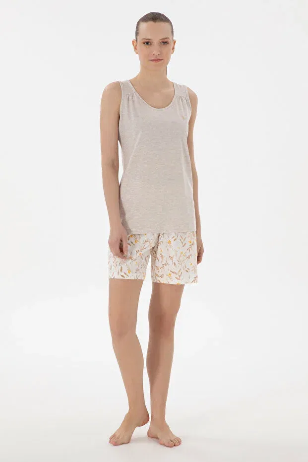 Женский комплект пижам с длинным рукавом U.S. Polo Assn., Beige