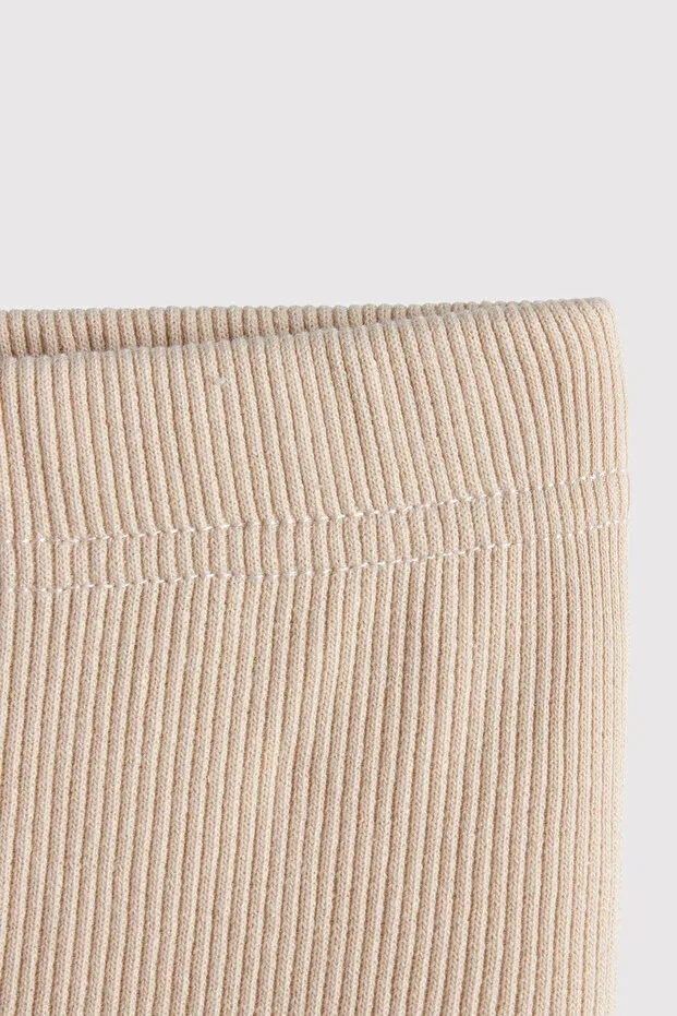 Детские леггинсы для девочек хлопковые Morshey, Light Beige — фото 3