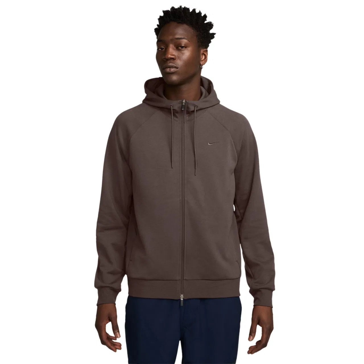 Мужское худи Nike Dri-FIT UV Primary Full-Zip, цвет Baroque Brown/Baroque Brown