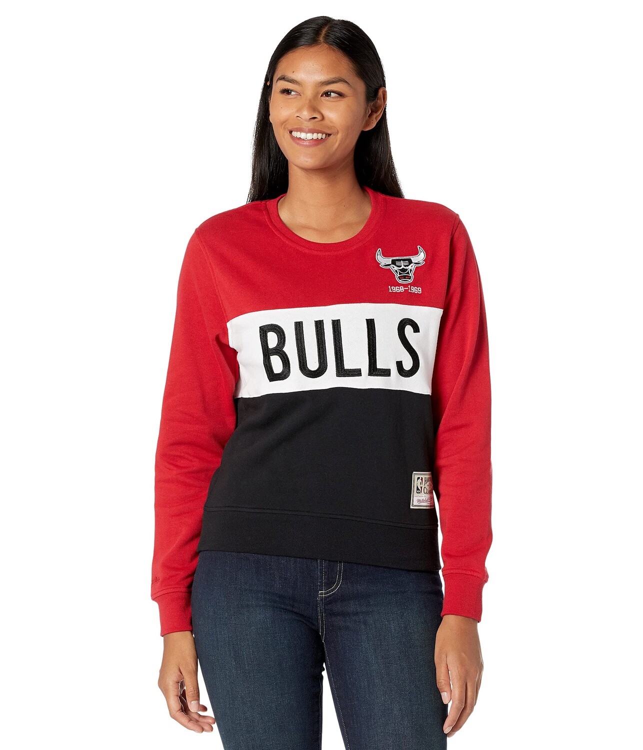 

Худи Mitchell & Ness, NBA Color-Block Crew 2.0 Bulls, Красный, Худи Mitchell & Ness, NBA Color-Block Crew 2.0 Bulls