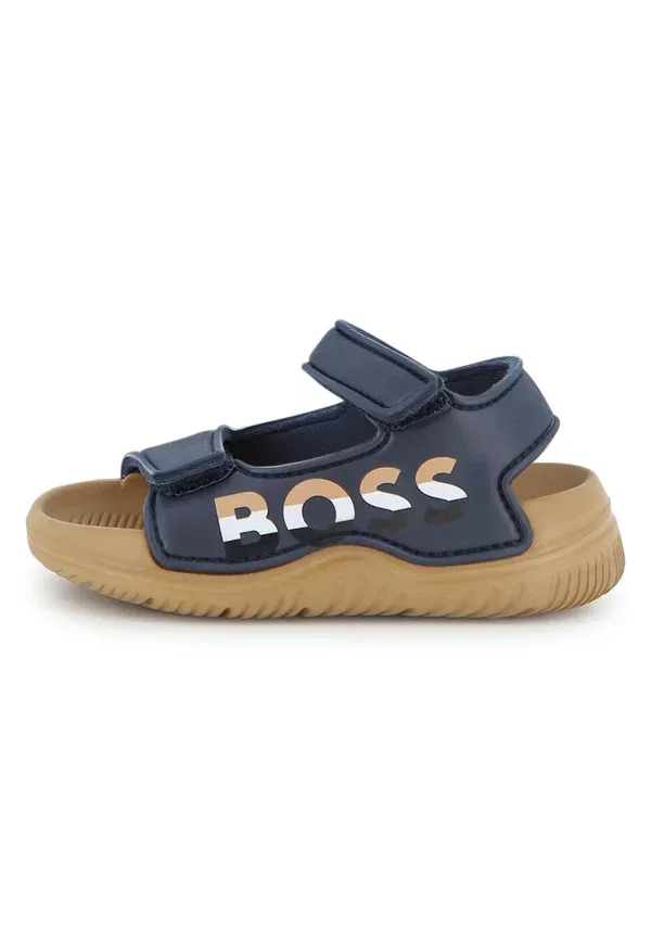 Детские мюли Boss Kidswear, темно-синий