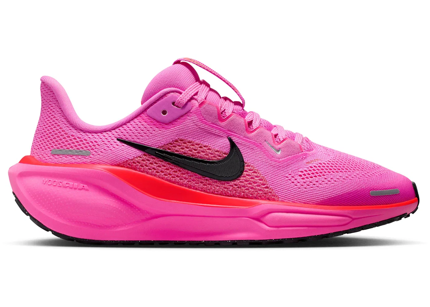 Детские кроссовки для бега с амортизацией Nike Air Zoom Pegasus 41, Playful Pink/Hyper Pink/Bright Crimson/Off Noir