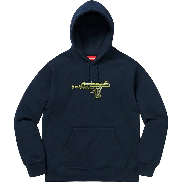 Детский свитшот с капюшоном Supreme Marine Blue