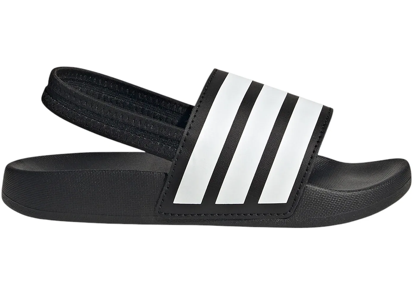 Детские шлепанцы с ремешком Adidas Adilette Estrap, Core Black/Cloud White/Core Black