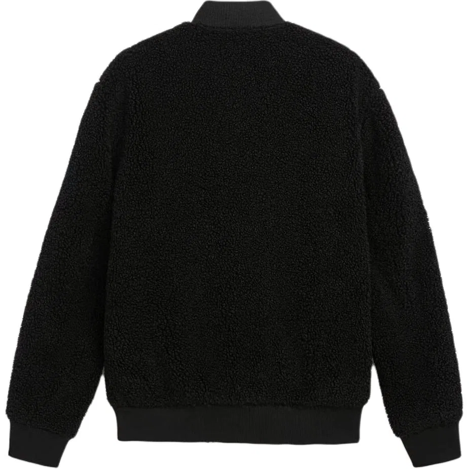 Мужская куртка с воротником-стойкой и флисовой подкладкой Pilot, ZARA, Black — фото 3