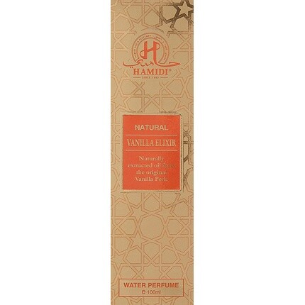 Hamidi Natural Vanilla Elixir Water Духи-спрей 100 мл 3,4 унции Безалкогольный аромат — фото 2