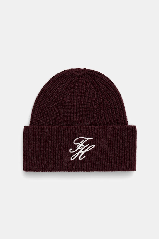 

Шерстяная шапка Tommy Hilfiger, бордовый