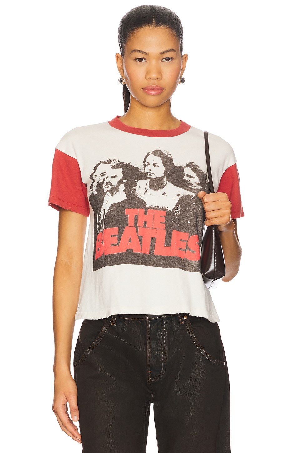 

Кроп-топ «The Beatles» Madeworn, off white & vintage red