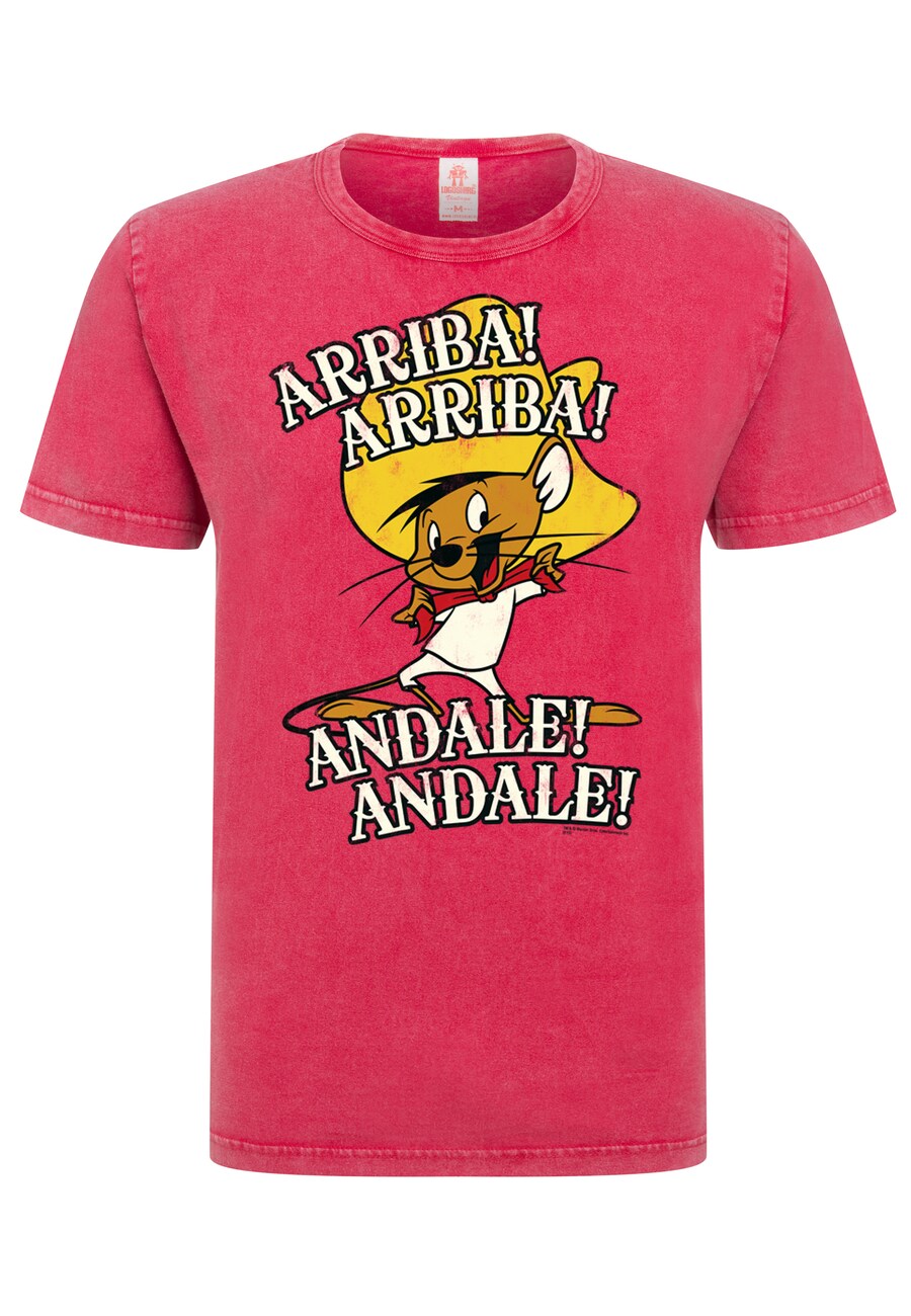 

Классическая футболка LOGOSHIRT Shirt Looney Tunes - Speedy Gonzales, красный