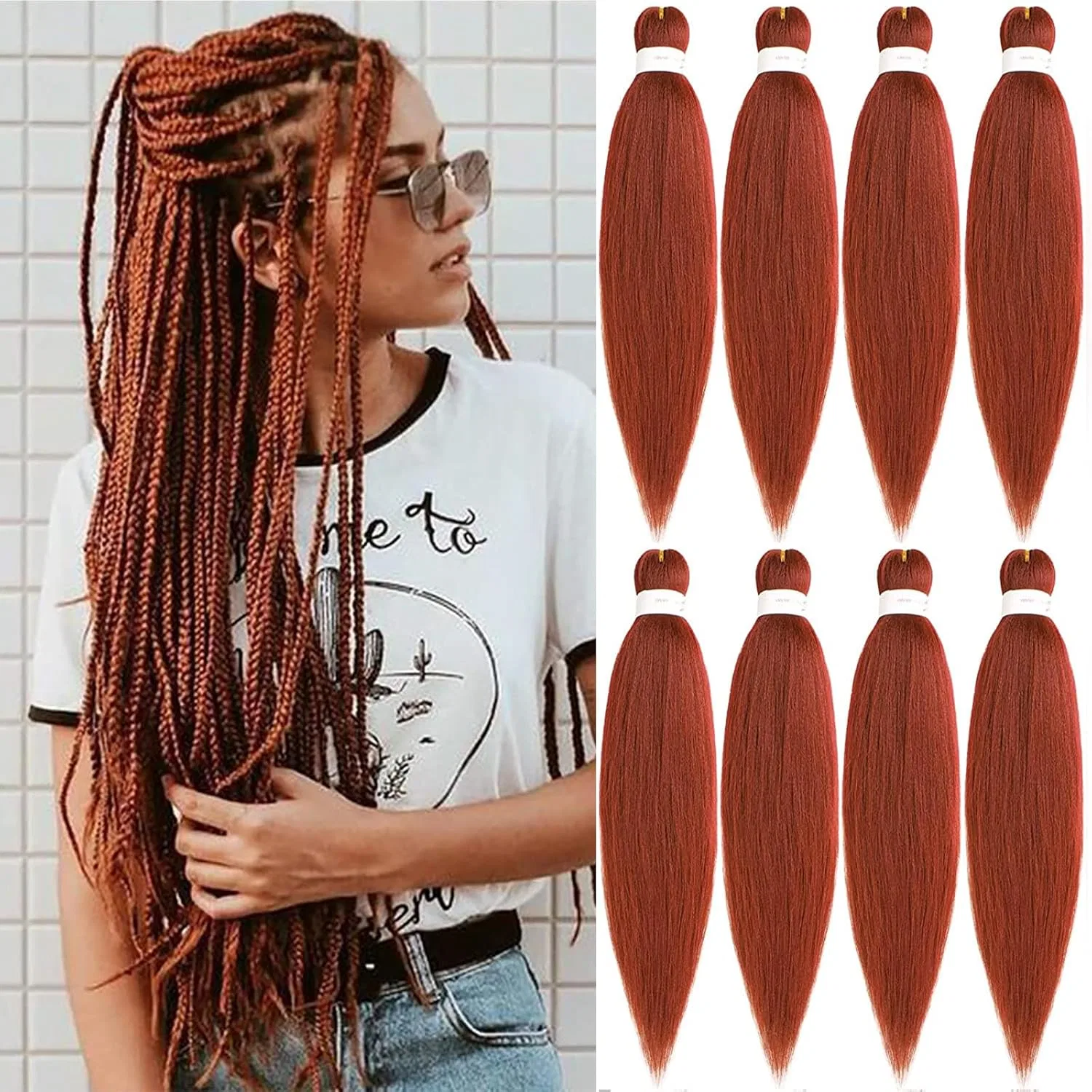 Набор наращиваемых волос для плетения «EZ Braids» от Xtrend Xtrend, 350#