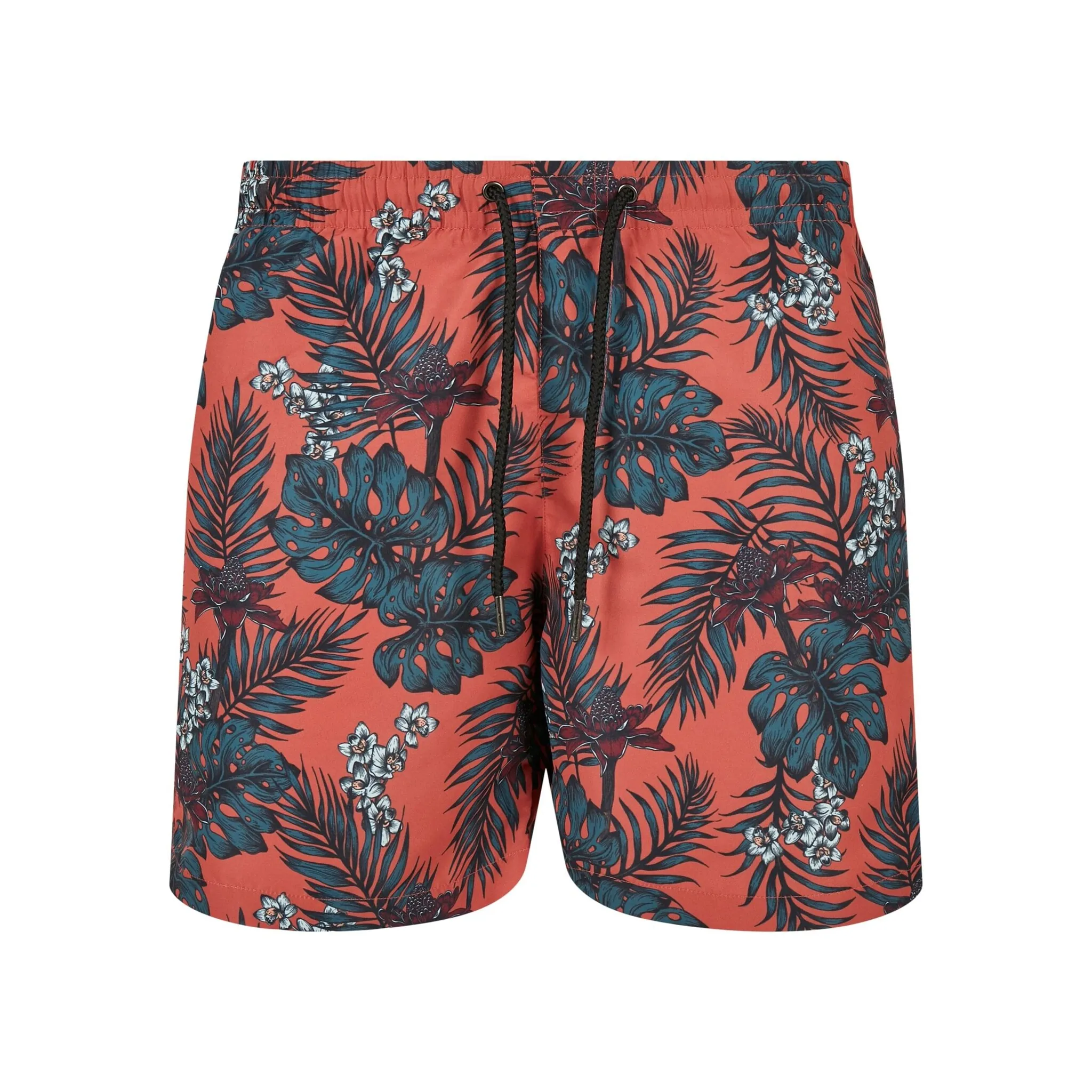 

Шорты для плавания URBAN CLASSICS " Urban Classics Men's Pattern Swim Shorts", цвет Dark Tropical Aop
