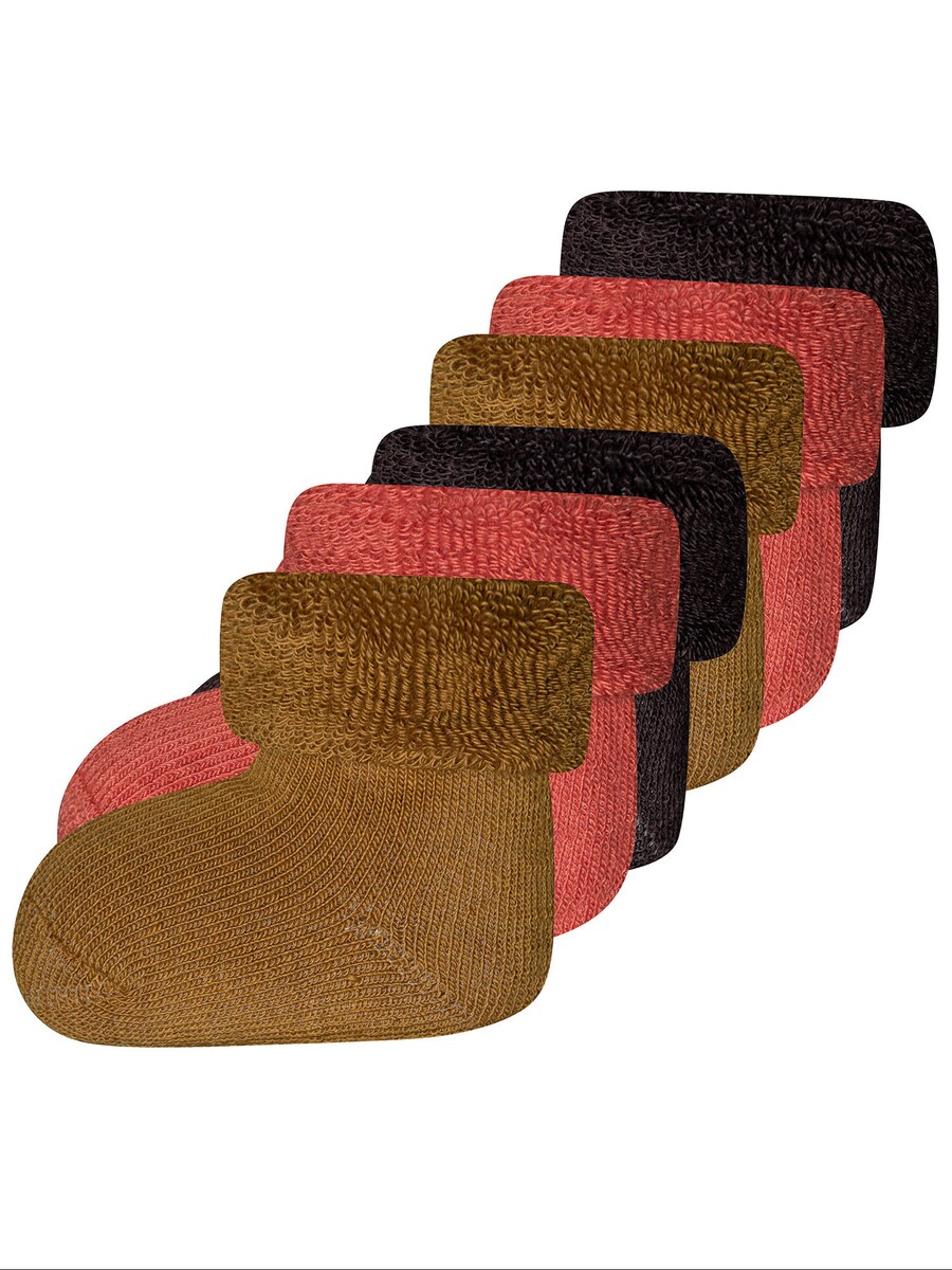 

Носки EWERS Regular Socks Uni, цвет light brown/coral/black