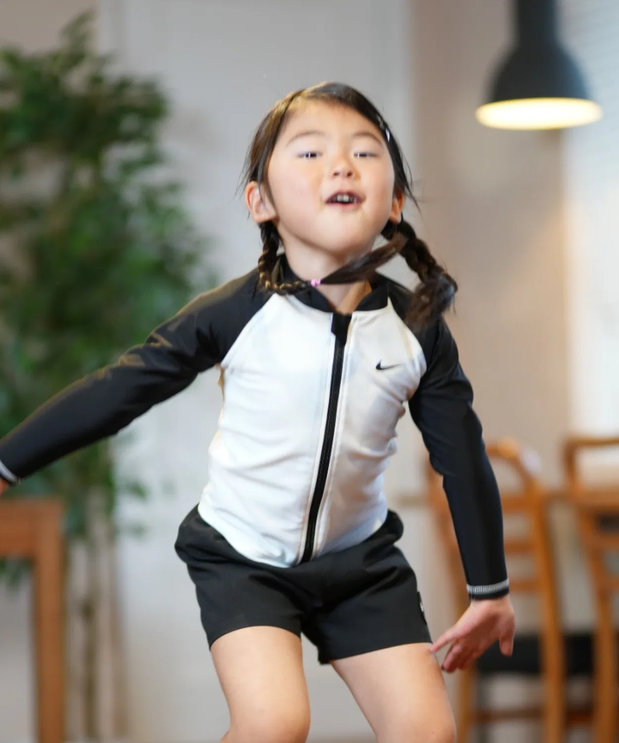 Рашгард Nike Kids Zip UV Care — фото 3