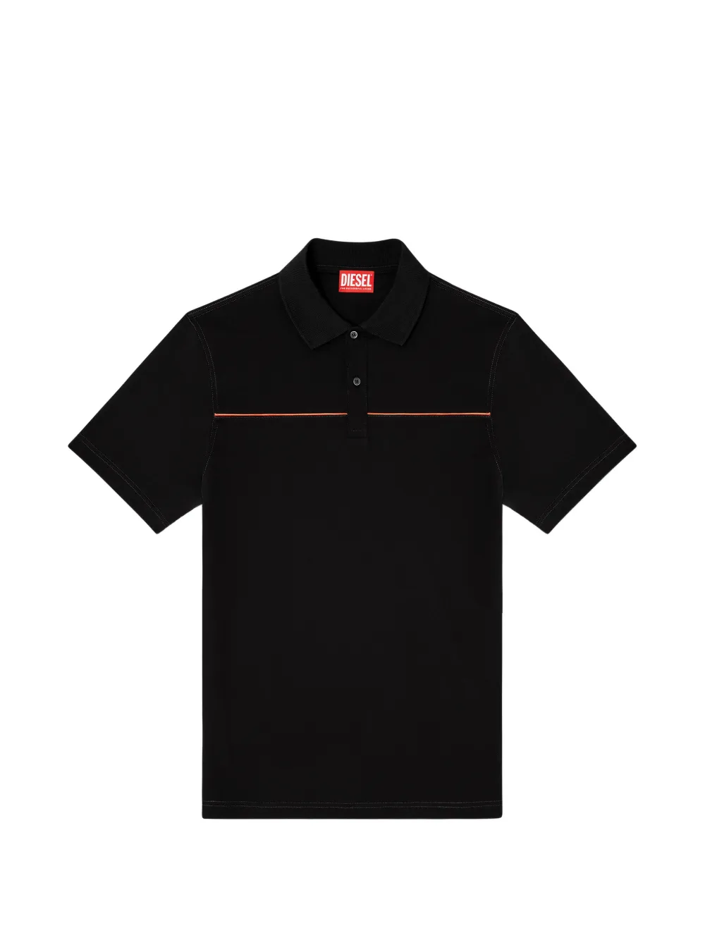 

Поло с коротким рукавом Diesel, черный