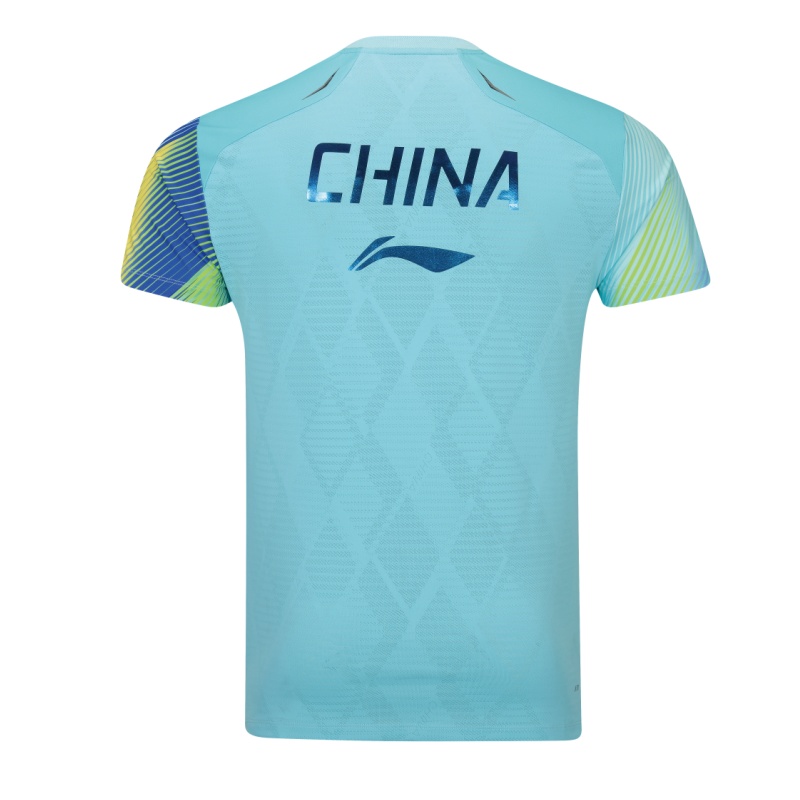 Коллекция для настольного тенниса Li-Ning, одежда унисекс, floating светло-синий — фото 3