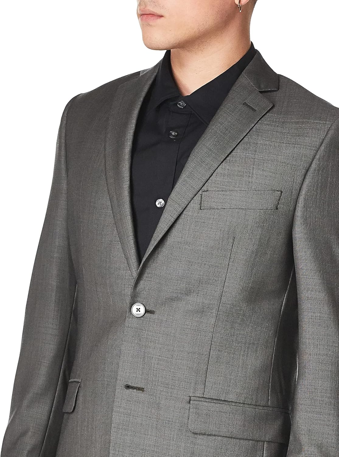 Мужские костюмы Calvin Klein Modern Fit: индивидуальный выбор размера пиджака и брюк, Charcoal — фото 2