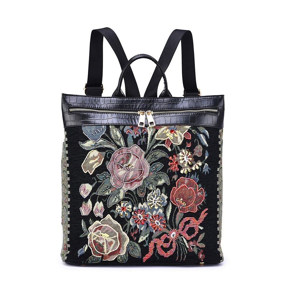 

Рюкзак Mellow World Flower Shop из бисера, черный