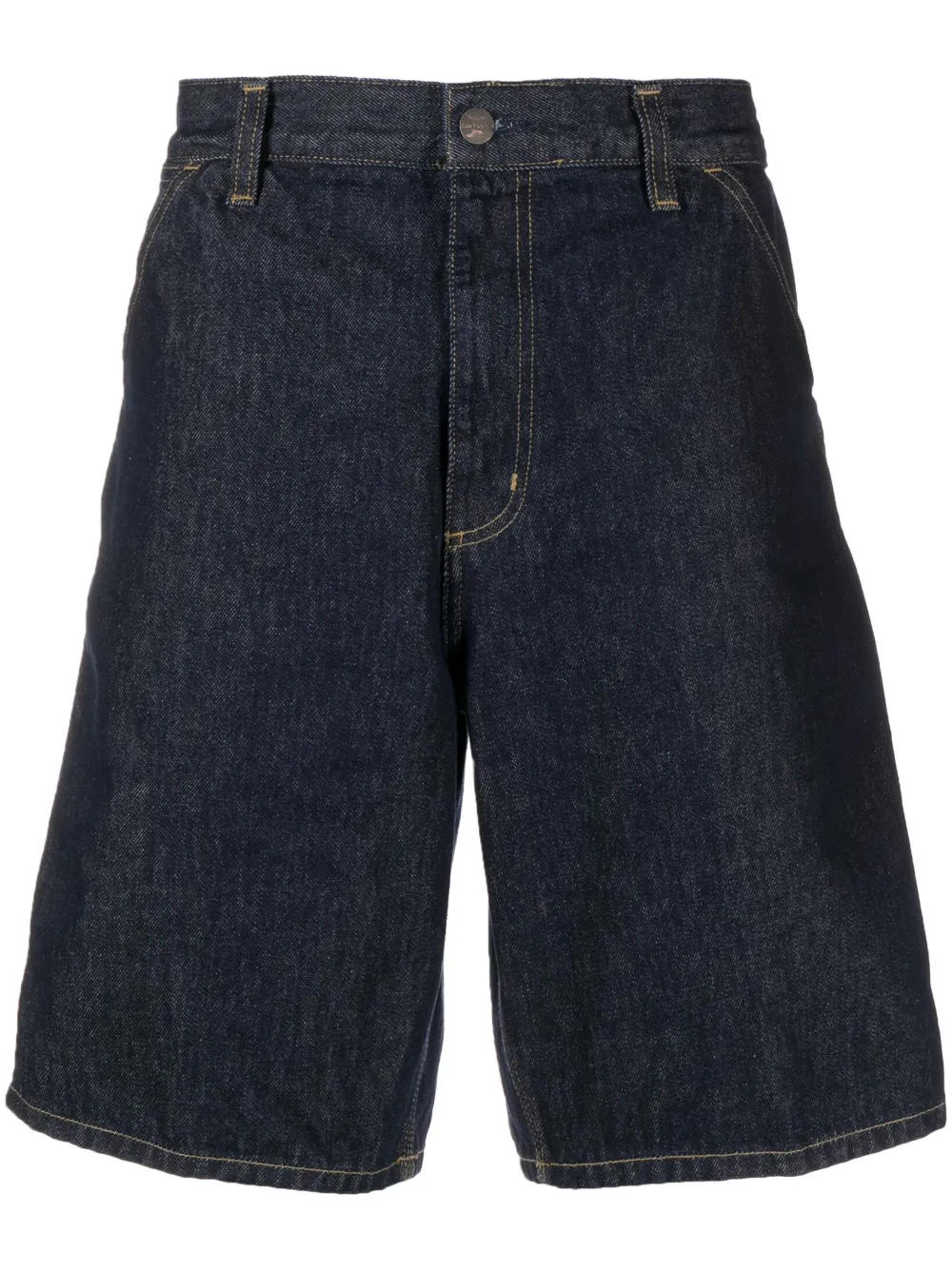 

Джинсовые шорты карго с нашивкой-логотипом CARHARTT WIP, синий