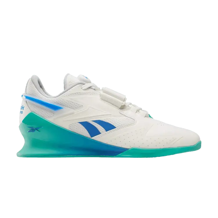 

Кроссовки Reebok Legacy Lifter 3 Chalk Unleashed Green Blue, кремовый