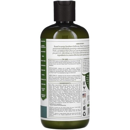Petal Fresh Чистый укрепляющий кондиционер с морскими водорослями и аргановым маслом 16 жидких унций 475 мл — фото 2