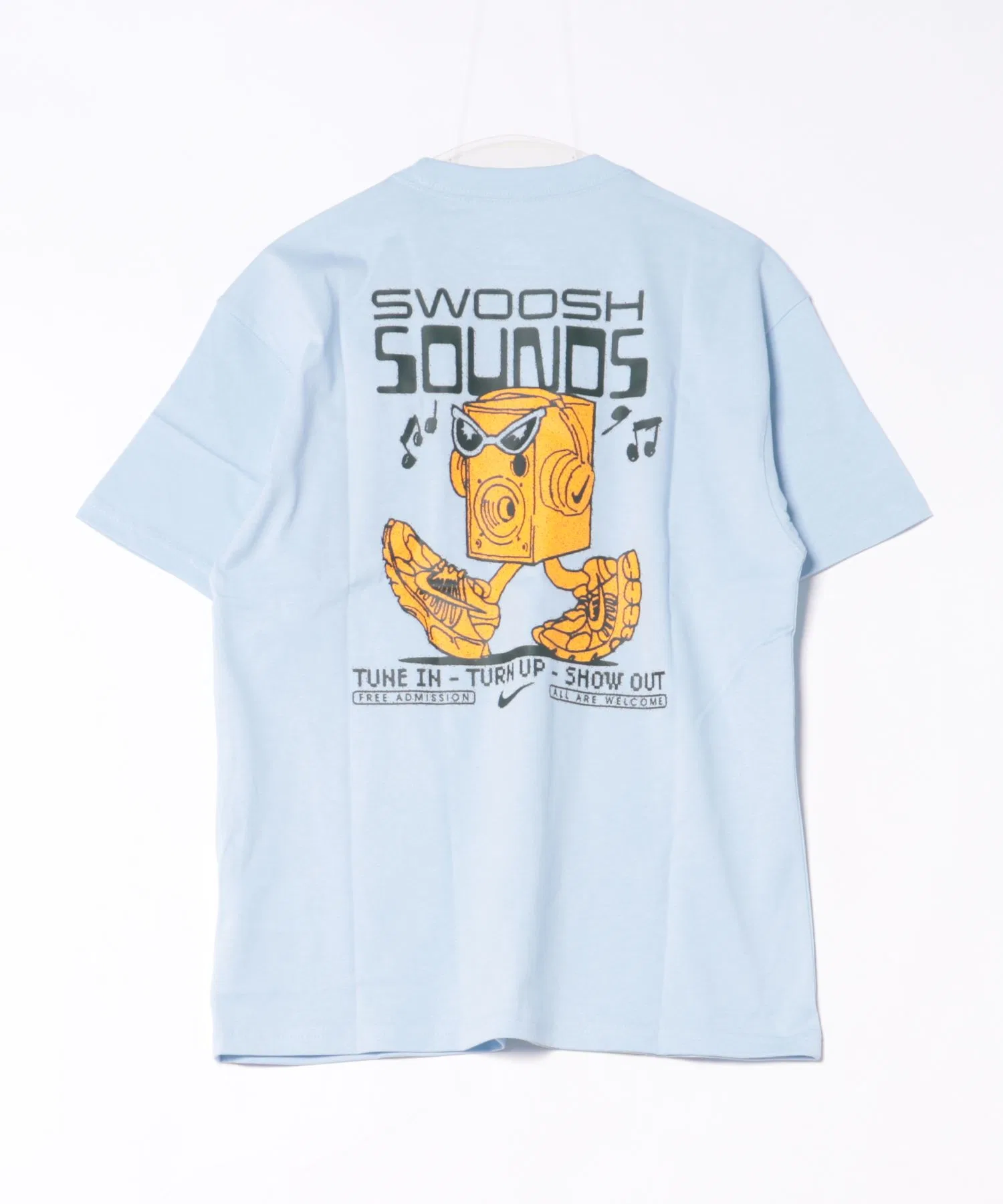 Мужская футболка с принтом NIKE SWSH SOUNDS IH1370 тёмно-синий — фото 2