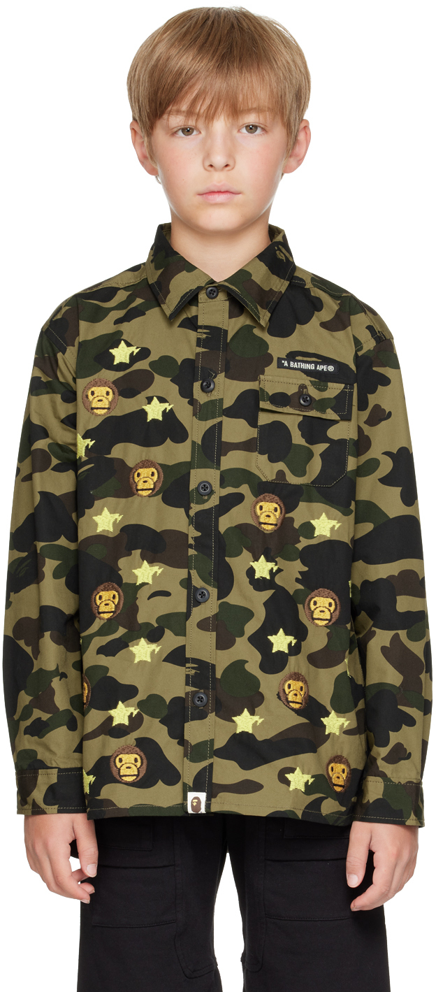

Детская рубашка STA Kids 1st Camo Baby Milo BAPE