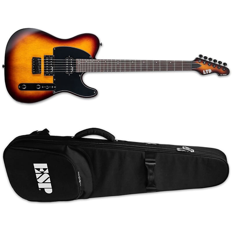 

Электрогитара ESP LTD TE-200 Tobacco Sunburst TSB Electric + ESP TKL Premium Gig Bag - TE-200R TE 200 TE200 R