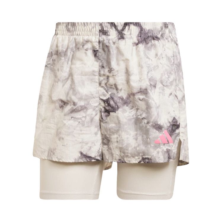 

Шорты Adidas Own The Run Spray Dye 2-In-1 Short 'Orbit Grey/Black'