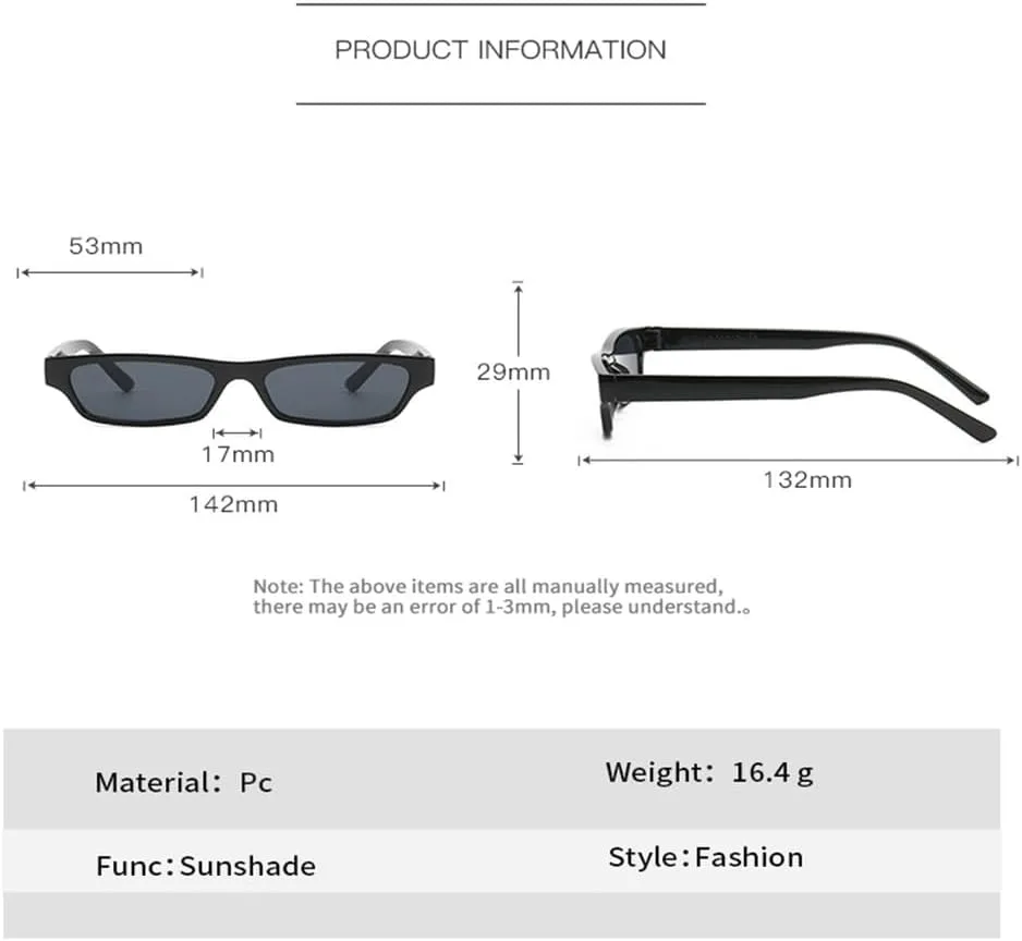 

Маленькие узкие прямоугольные солнцезащитные очки, модные женские винтажные солнцезащитные очки для улицы, защита от УФ-излучения UV400 KTUCN, White Grey
