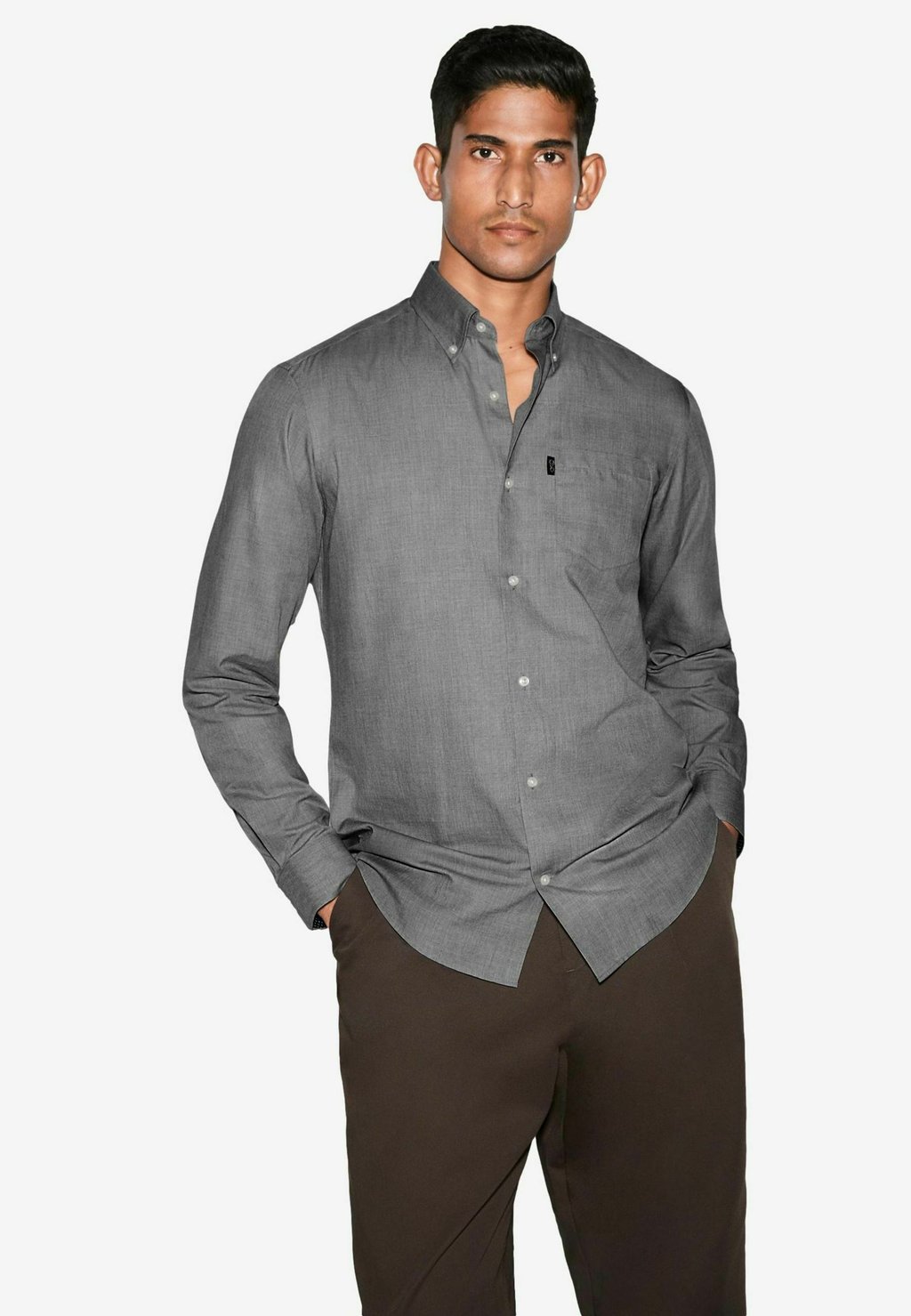 

Рубашка EASY IRON OXFORD Next, серый