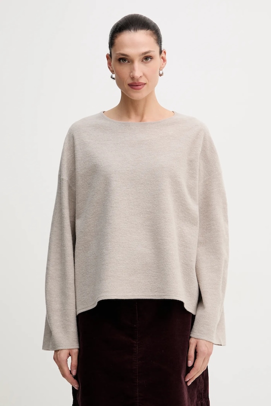 

Свитер из смесовой шерсти Marc O'Polo, бежевый