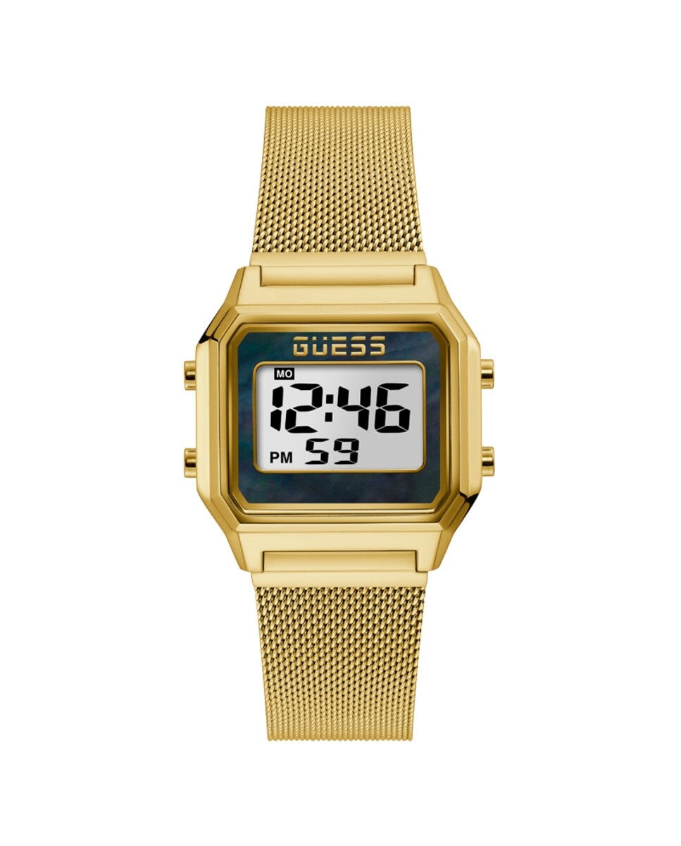 

Женские часы Zoom GW0343L2 со стальным и золотым ремешком Guess, золотой