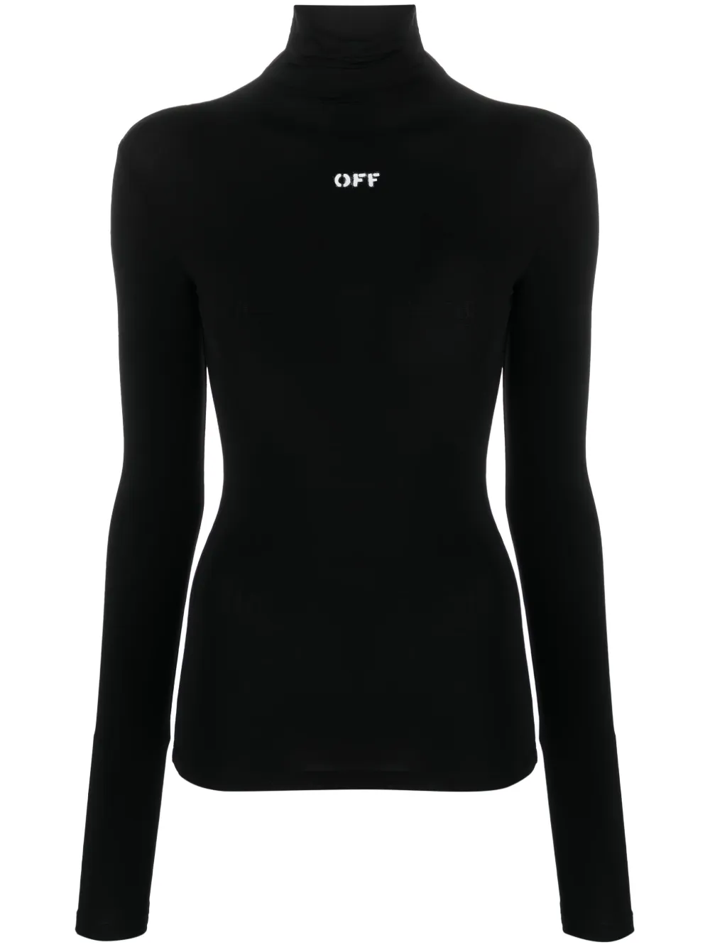 

Топ Off-Stamp с высоким воротником OFF-WHITE, черный