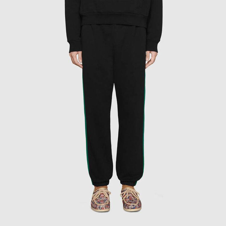 Повседневные брюки Gucci x THE NORTH FACE Crossover SS21 Webbing Printing Cotton Sports Pants/Trousers/Joggers Black, черный — фото 4