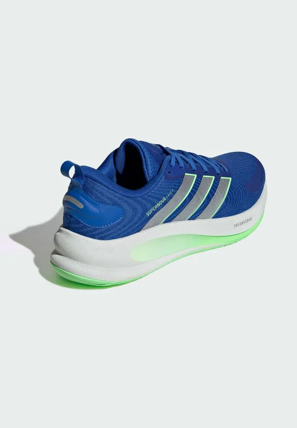 Кроссовки для бега по шоссе supernova ease 2 Adidas Performance, Blue/Silver Metallic/Lime Burst — фото 4