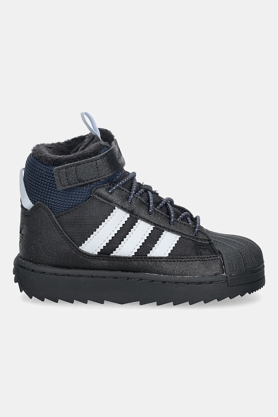 Детские зимние ботинки SUPERSTAR WINTER TREK Adidas Originals, черный — фото 2
