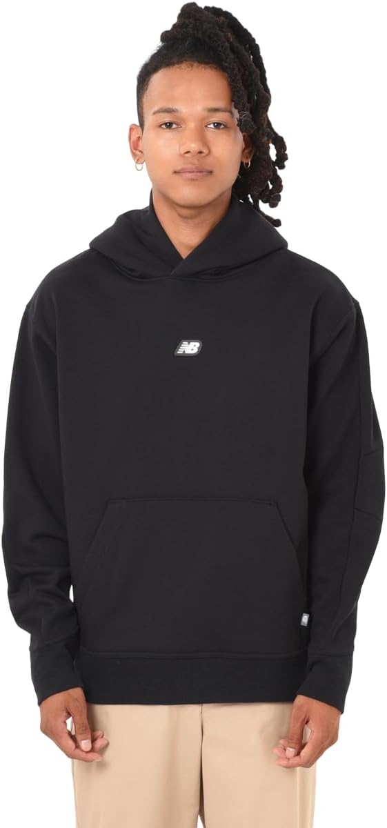 

Мужская флисовая толстовка New Balance Hoops Uniform Hoodie (MT44583), черный