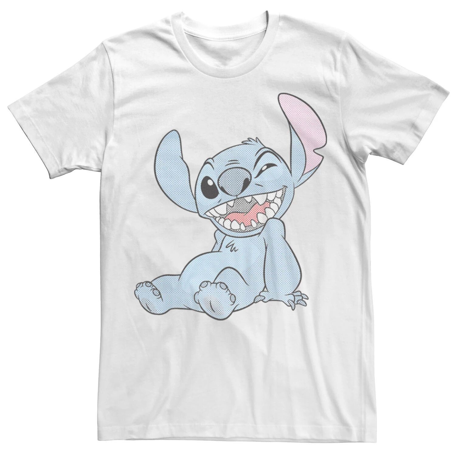 

Мужская футболка Lilo & Stitch Pop Art Comic Stitch Disney, белый