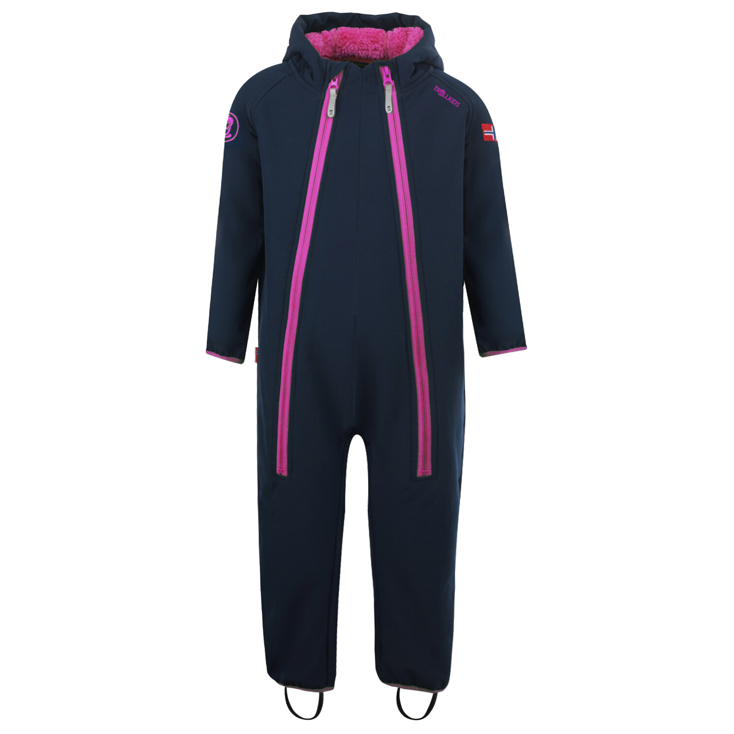 

Комбинезон Trollkids Nordkapp Overall, цвет Navy/Magenta