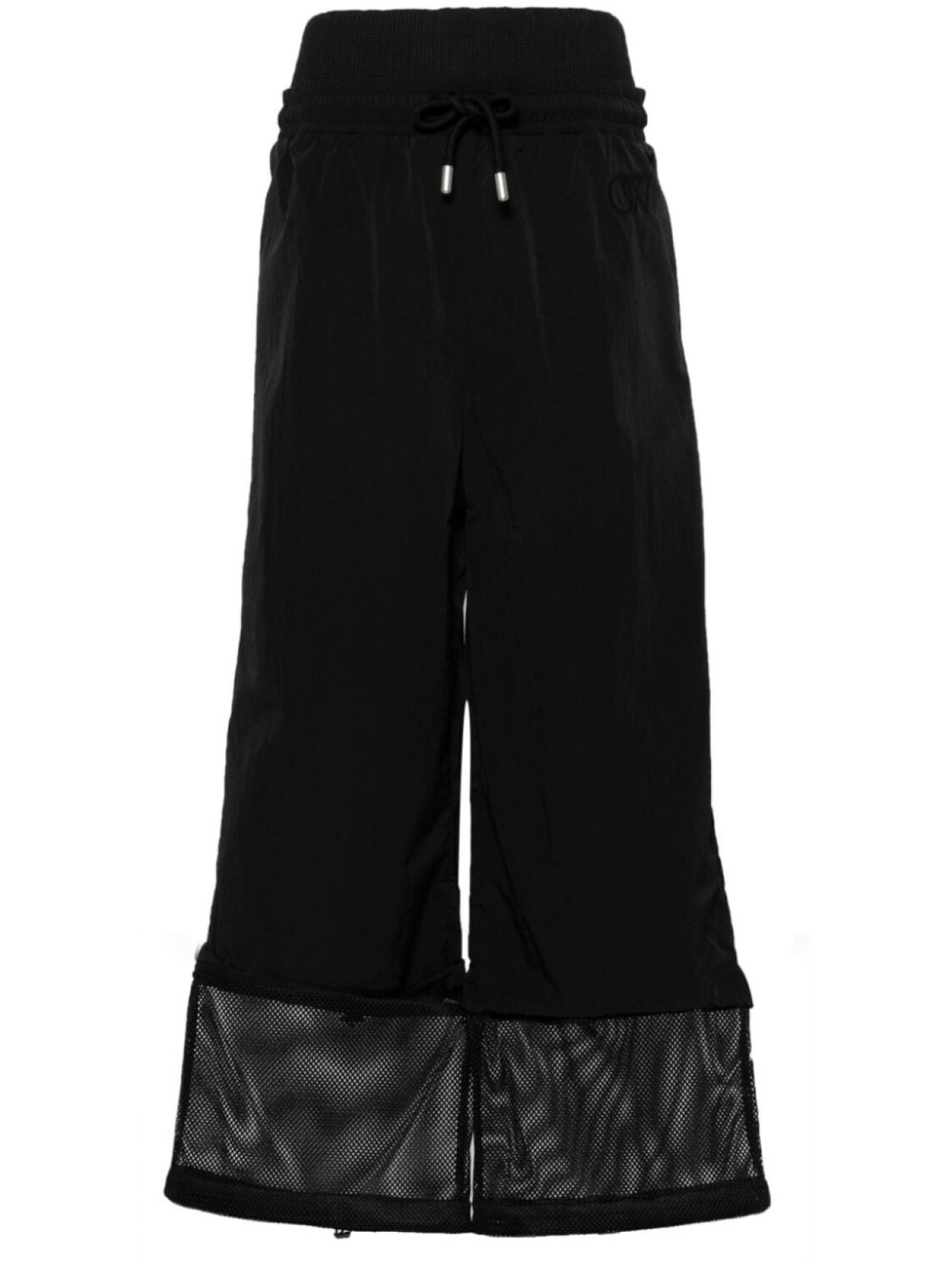 

Off-White широкие брюки с завышенной талией, черный